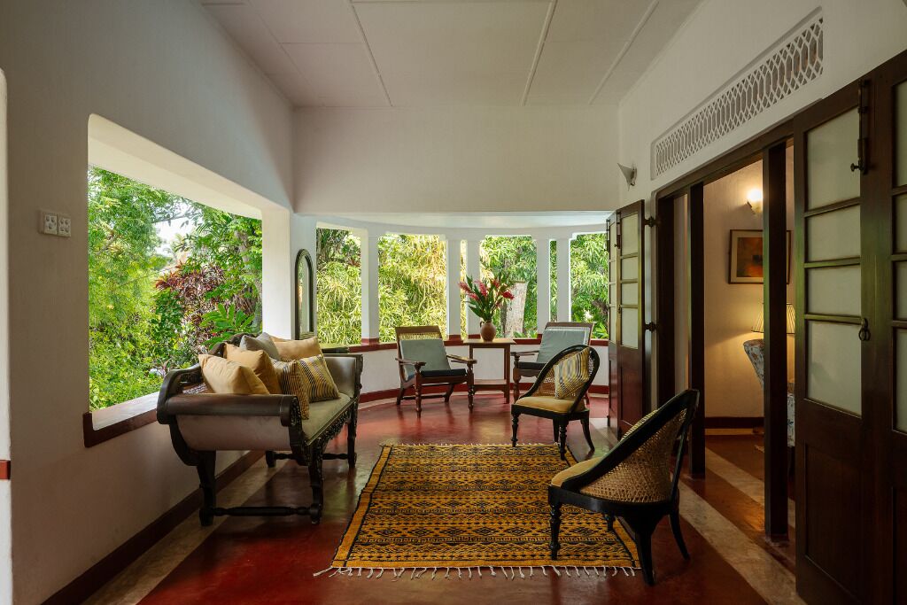 Dobbeltværelse - terrasse - udsigt til have