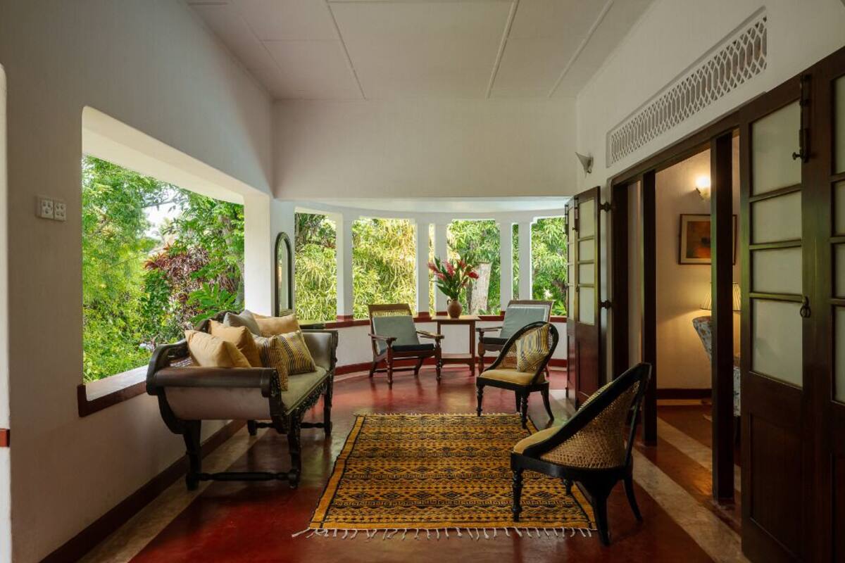 Dobbeltværelse - terrasse - udsigt til have