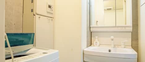 Hair dryer, towels