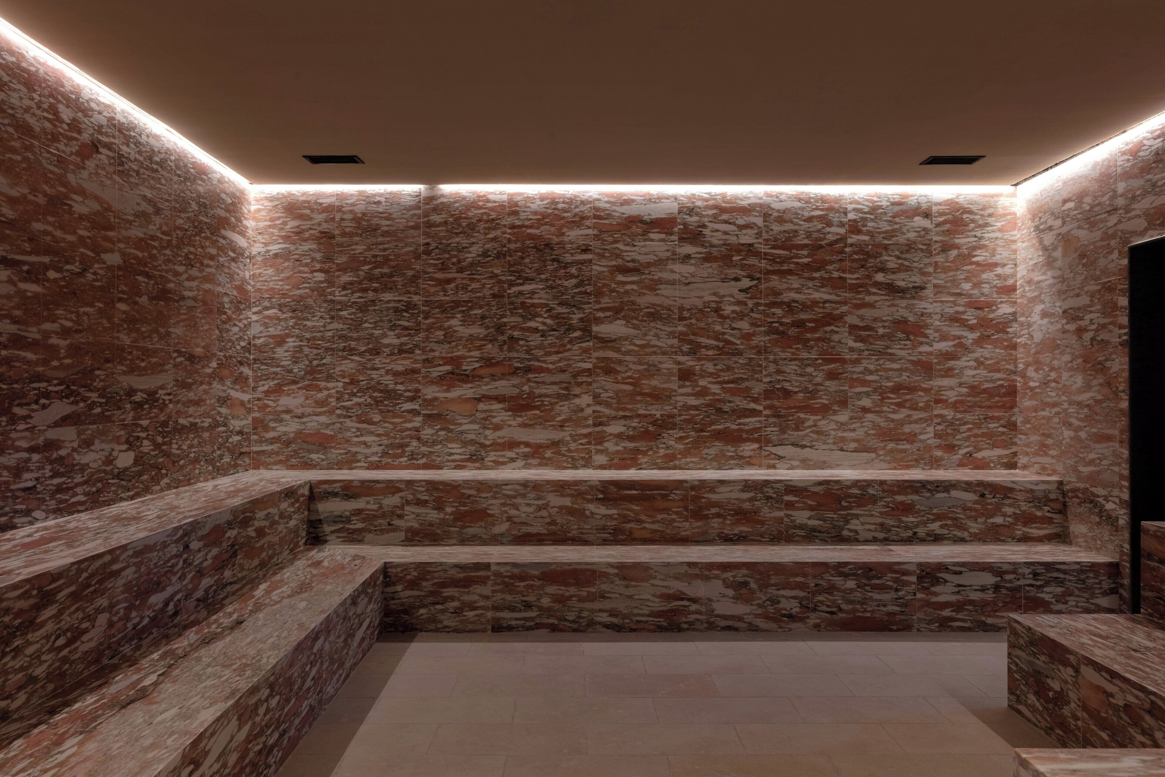 Área de tratamiento exterior, baño turco/hammam, tratamientos corporales