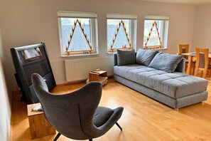 Smart TV, fireplace - Holiday apartment De Gruusse (Mildenau)