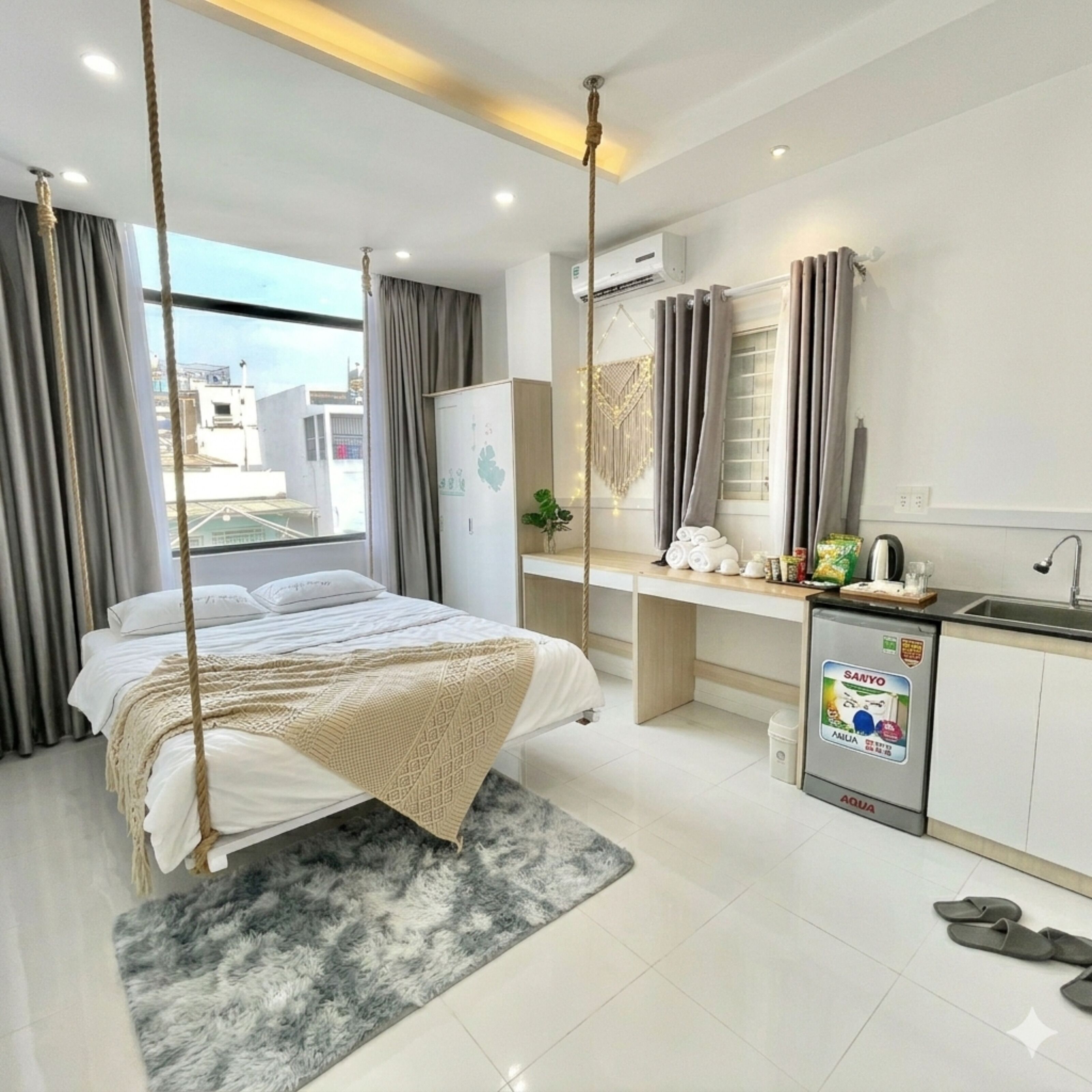 Deluxe Double Room, Kitchen, City View | View from room