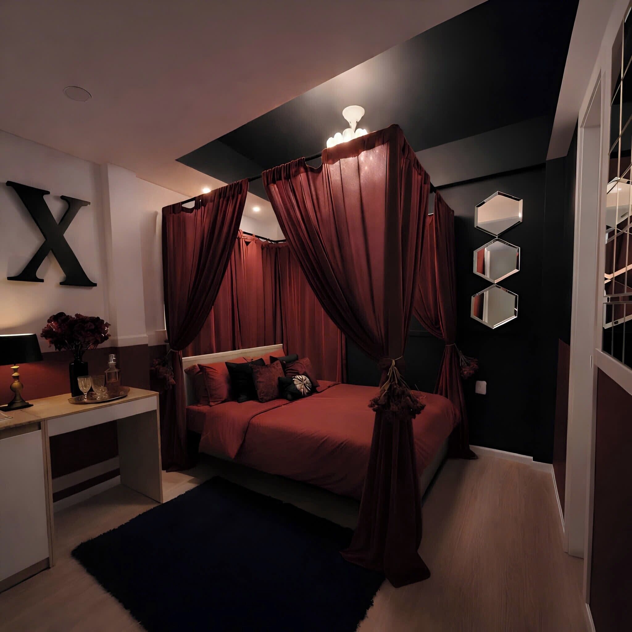 浪漫客房 | 書桌、筆電工作空間、免費無線上網