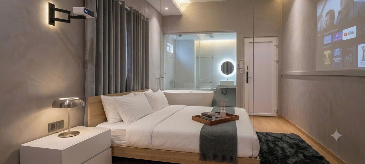 Premium Double Room, Bathtub | Minibar, desk, laptop workspace, soundproofing