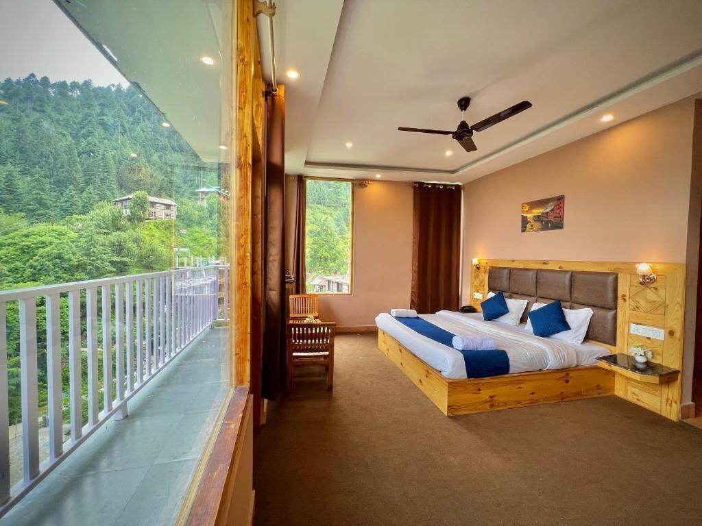 Superior-Doppelzimmer, Balkon, Bergblick