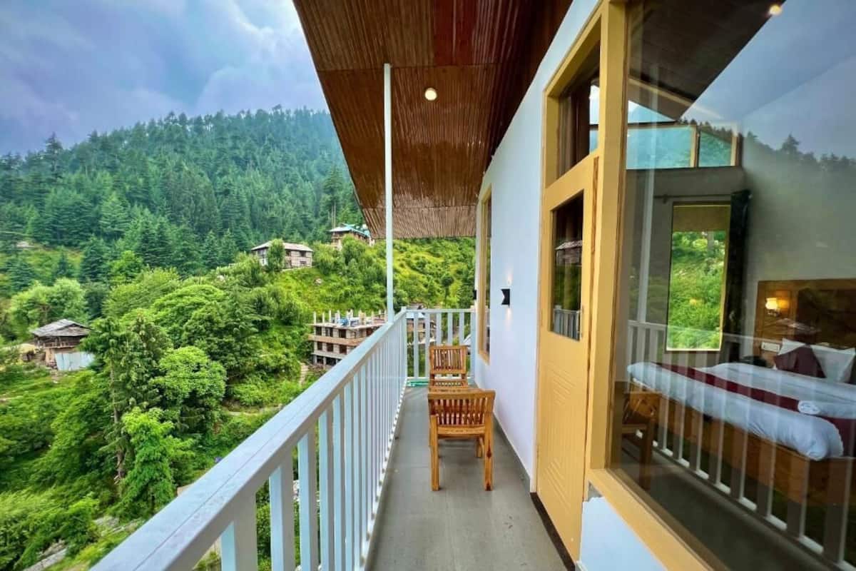 Chambre Double Supérieure, balcon, vue montagne