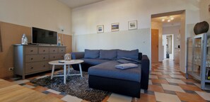 Living area - Cozy apartment with terrace in Zinnowitz on the island of Usedom (Zinnowitz)
