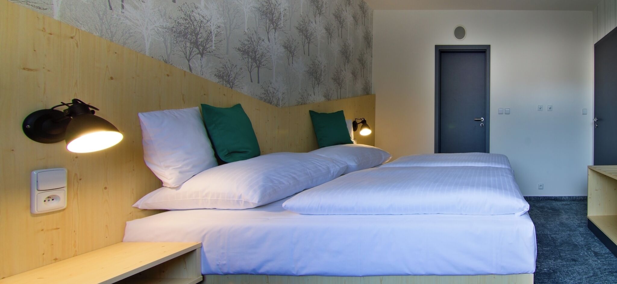 Klassieke kamer, 1 twee- of 2 eenpersoonsbedden