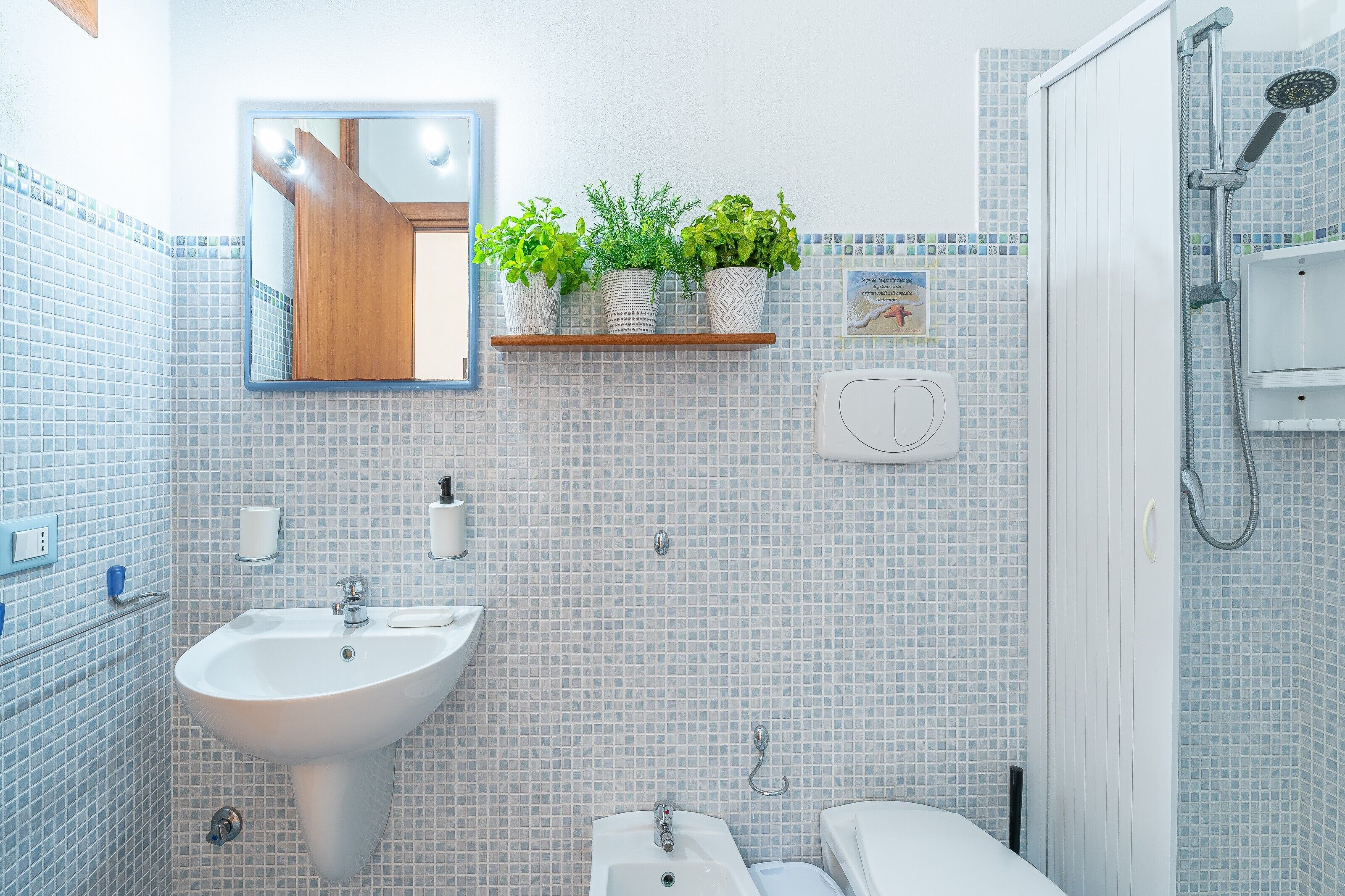 Dusche, Handtücher