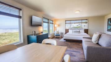 Chambre classique, 1 très grand lit et 1 canapé-lit, vue sur l’océan | Accès au Wi-Fi (inclus), literie fournie