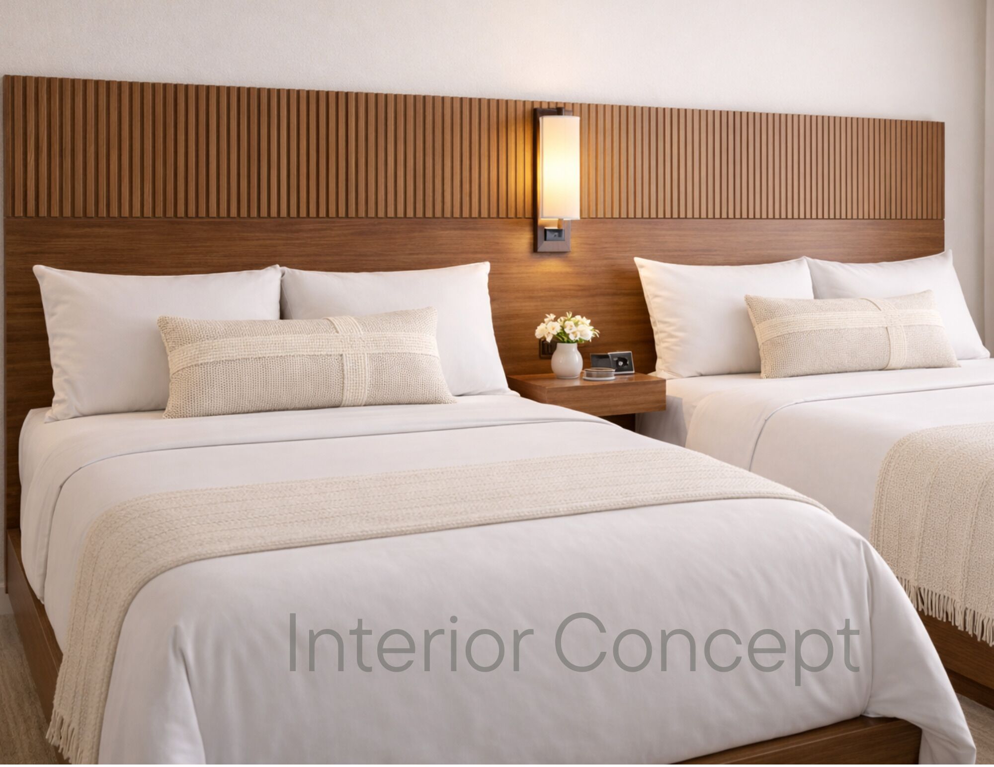 基本雙人房, 2 張加大雙人床, 海景 | 免費 Wi-Fi