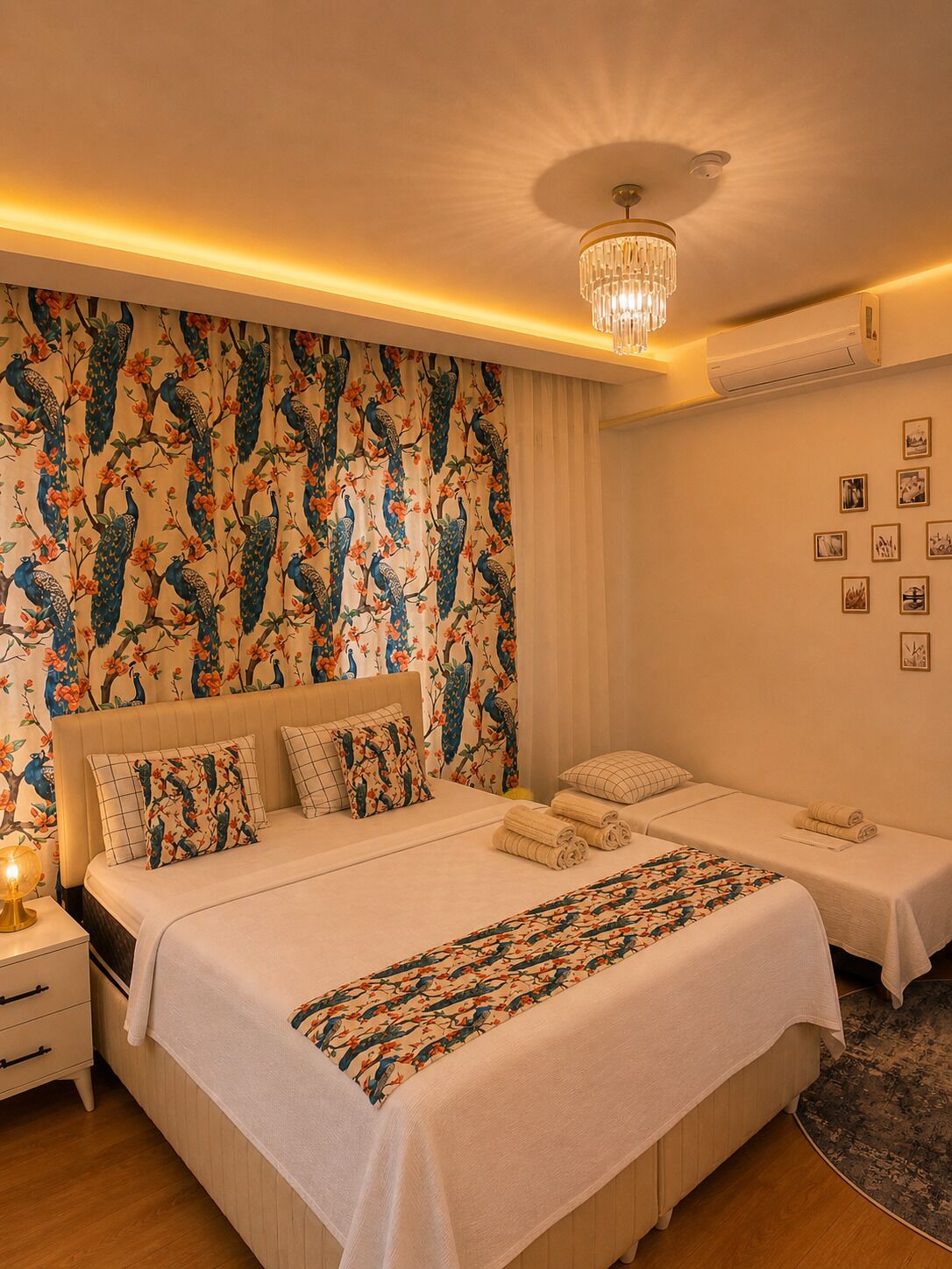 Habitación triple Deluxe, vista al jardín | Wifi gratis 