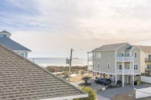 Exterior - Knot Too Shabby - 4 BR Home with Covered Porch and Ocean View (North Topsail Beach)