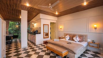 Estudio Premium, balcón, vista a la montaña | Escritorio, espacio para trabajar con laptop y wifi gratis