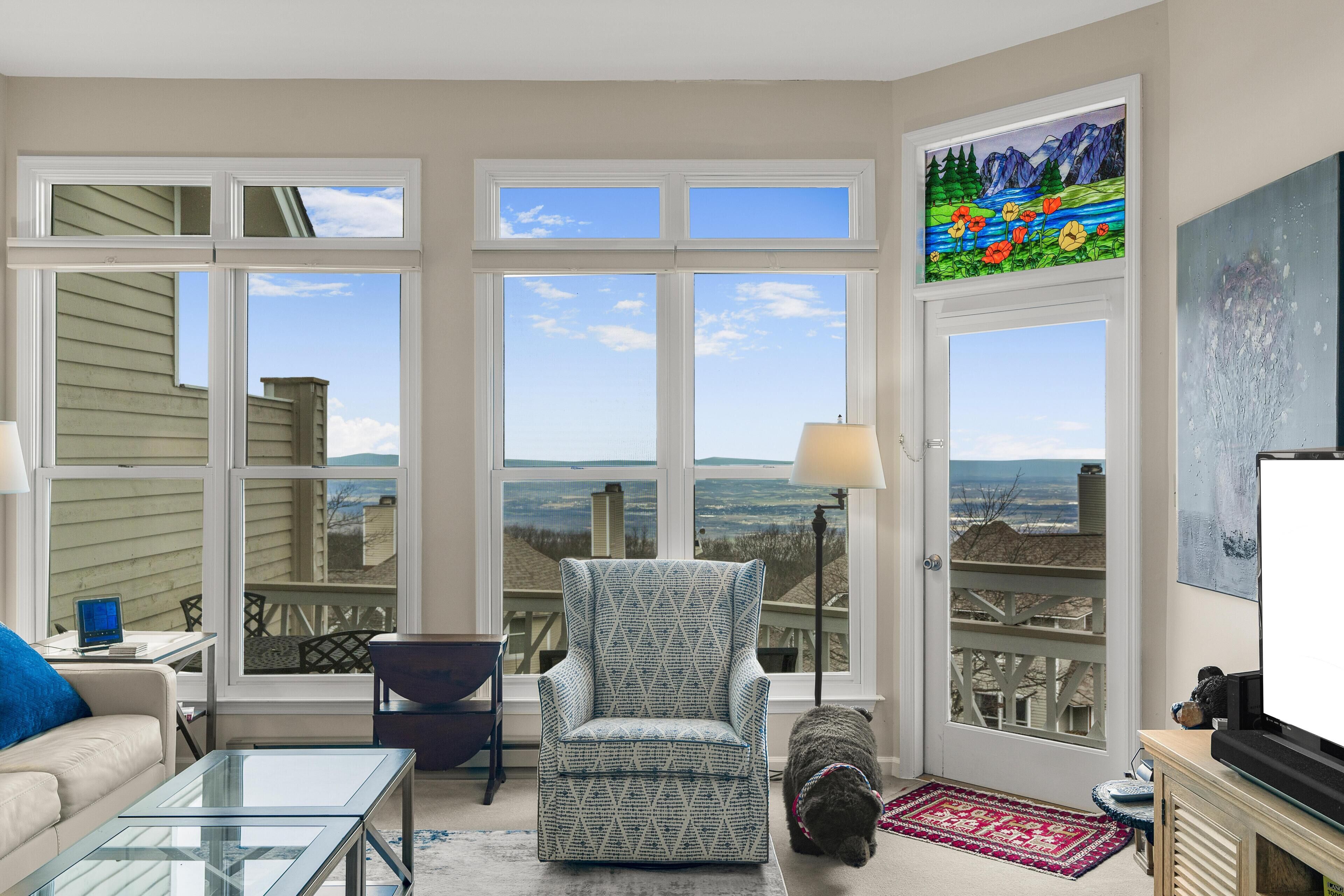 Télévision, cheminée