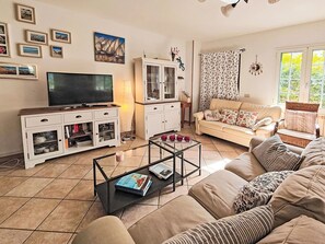 Fernseher, Kamin