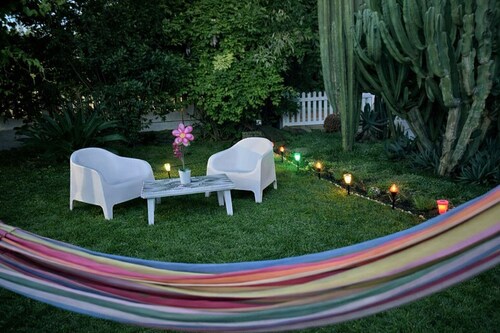 Rural apartment with garden, barbecue and private swimming pool.