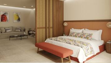 Suite With Infinity Pool Sea View | Caja fuerte, escritorio, espacio para trabajar con un portátil