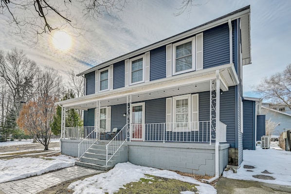 Majoituspaikan julkisivu