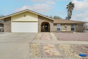House (3 Bedrooms) | Interior - Patio + Fenced Yard: Group Getaway Near Fort Bliss (El Paso)