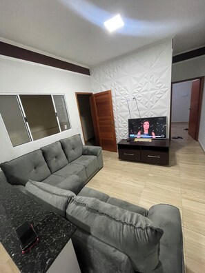 Living area - House with pool in Itanhaém | Ideal for families and groups (Itanhaém)