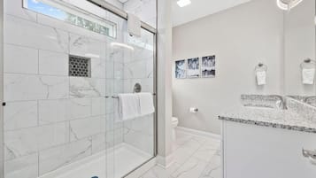 Shower, hair dryer