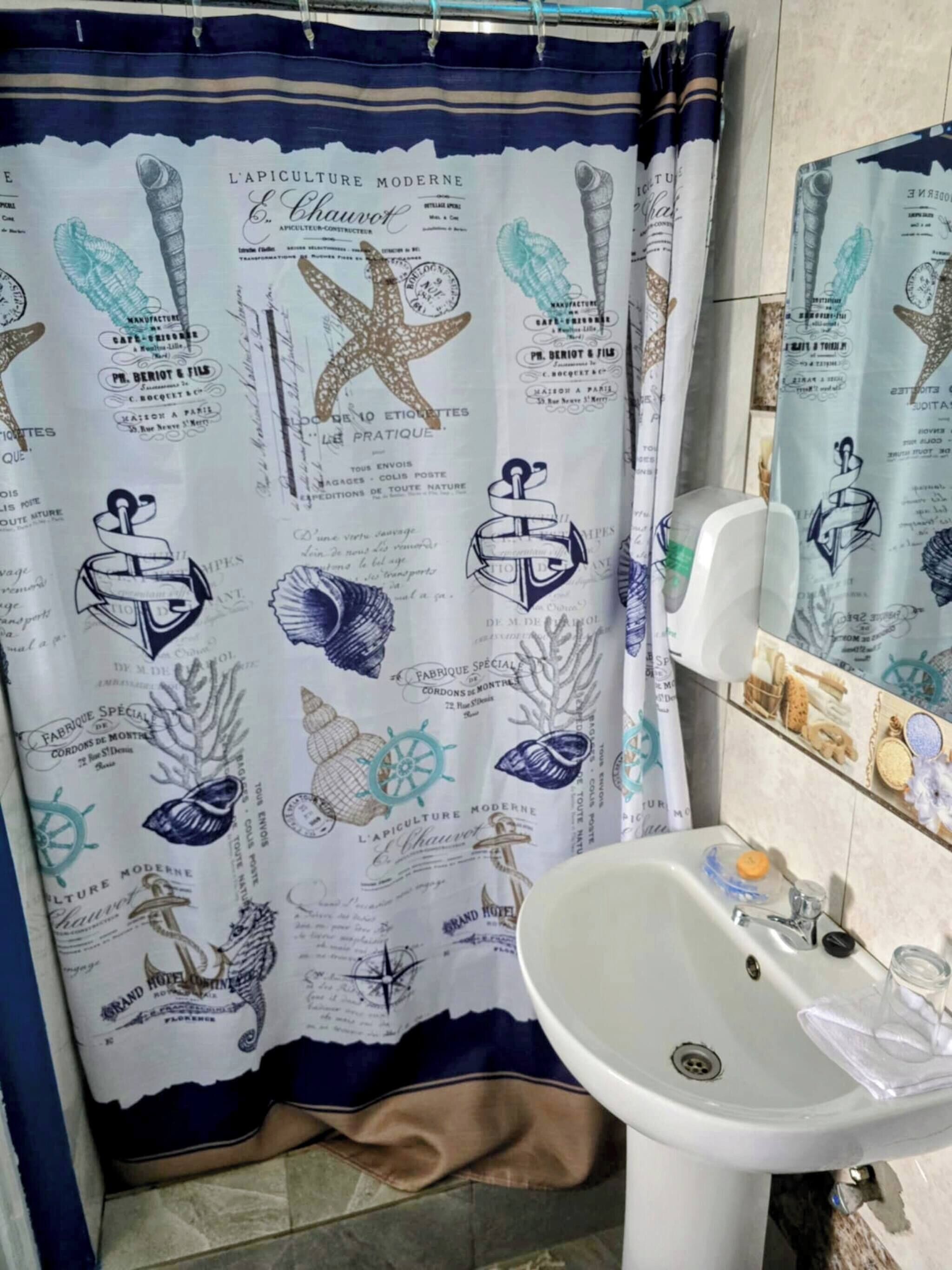 الدش داخل الحمام