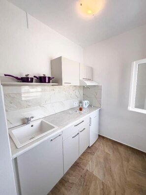 Estúdio conforto, vista para o porto | Cozinha privada