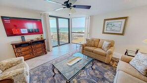 Condo, 3 Bedrooms | Living area | Smart TV - Mainsail 136 3 Bedroom Condo (Miramar Beach)