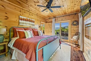 Cabin, 3 Bedrooms | 3 bedrooms, free WiFi - A Tree Top View 3 Bedroom Home (Gatlinburg)