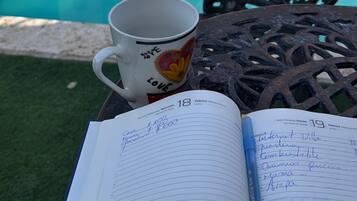 Piscine extérieure, piscine chauffée