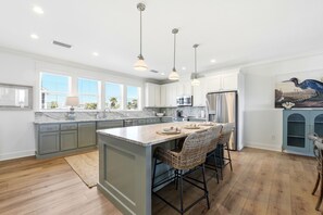 Fridge, microwave, oven, stovetop - Welcome to Oyster Bay Escape! (St. George Island)