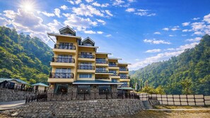 Façana frontal de l'allotjament