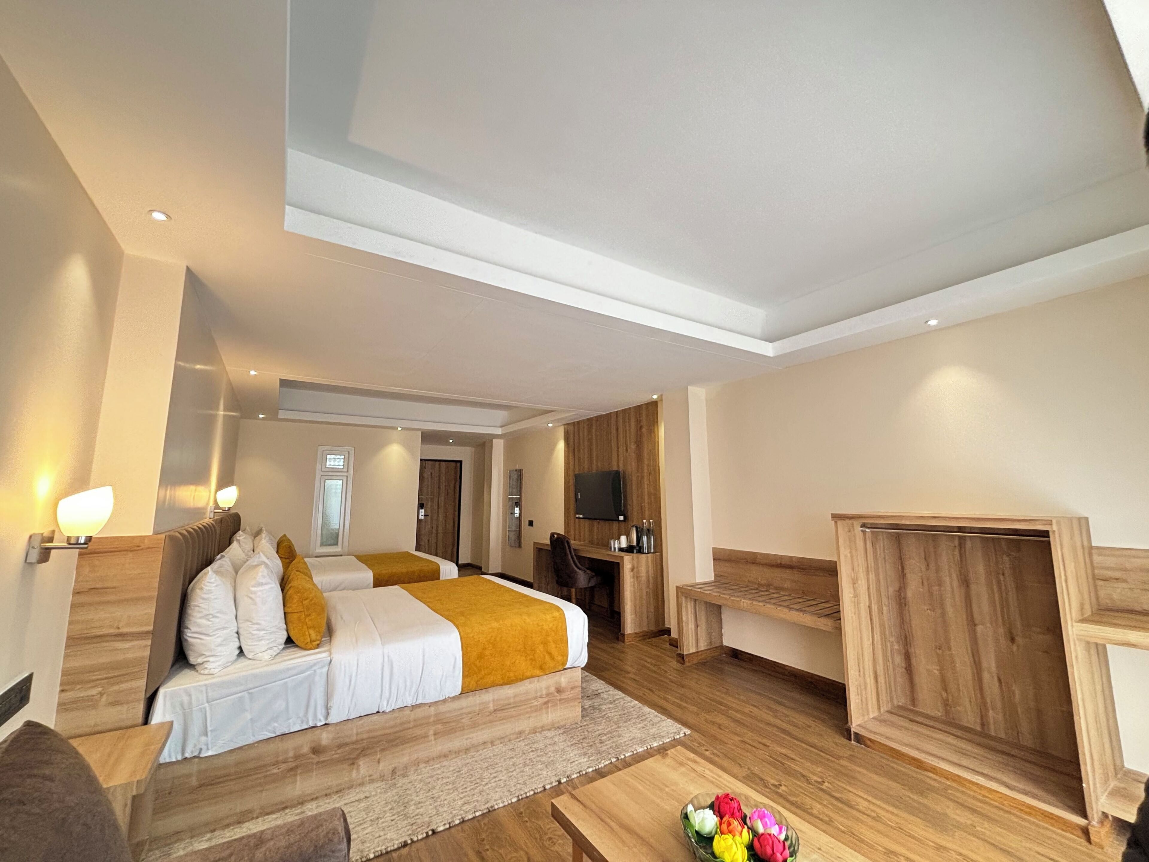 럭셔리룸, 발코니, 산 전망