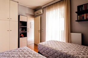 3 bedrooms, iron/ironing board, free WiFi, bed sheets - Pantheon Penthouse | Seaview•Beach, Athens Riviera (Alimos)