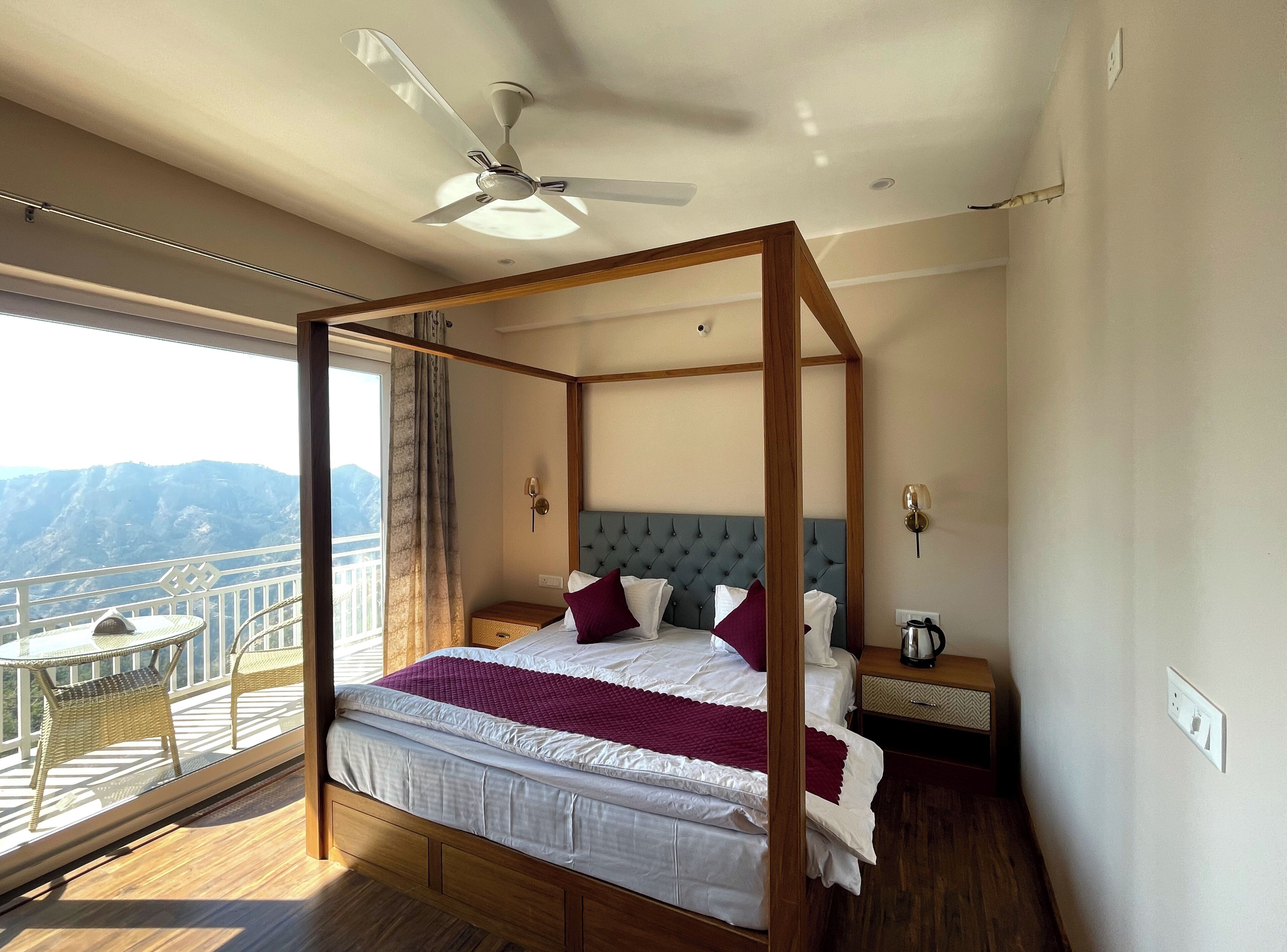 Premium bedding, free WiFi, bed sheets