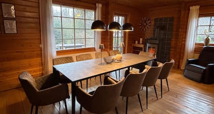 Ferienhaus Chalet Am Silbersee mit privater Terrasse, Garten und Sauna