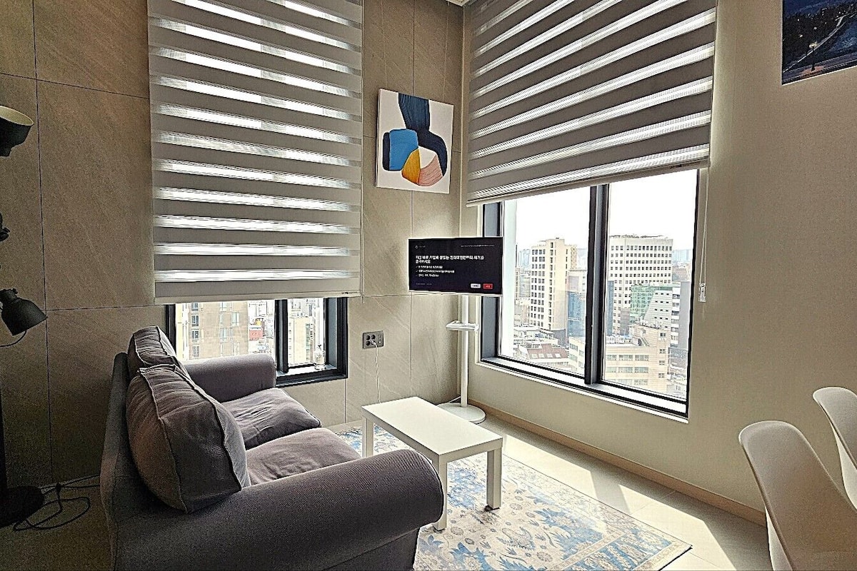 Duplex Confort, vue sur la ville