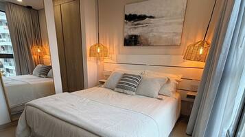 1 habitación, tabla de planchar con plancha, wifi y ropa de cama