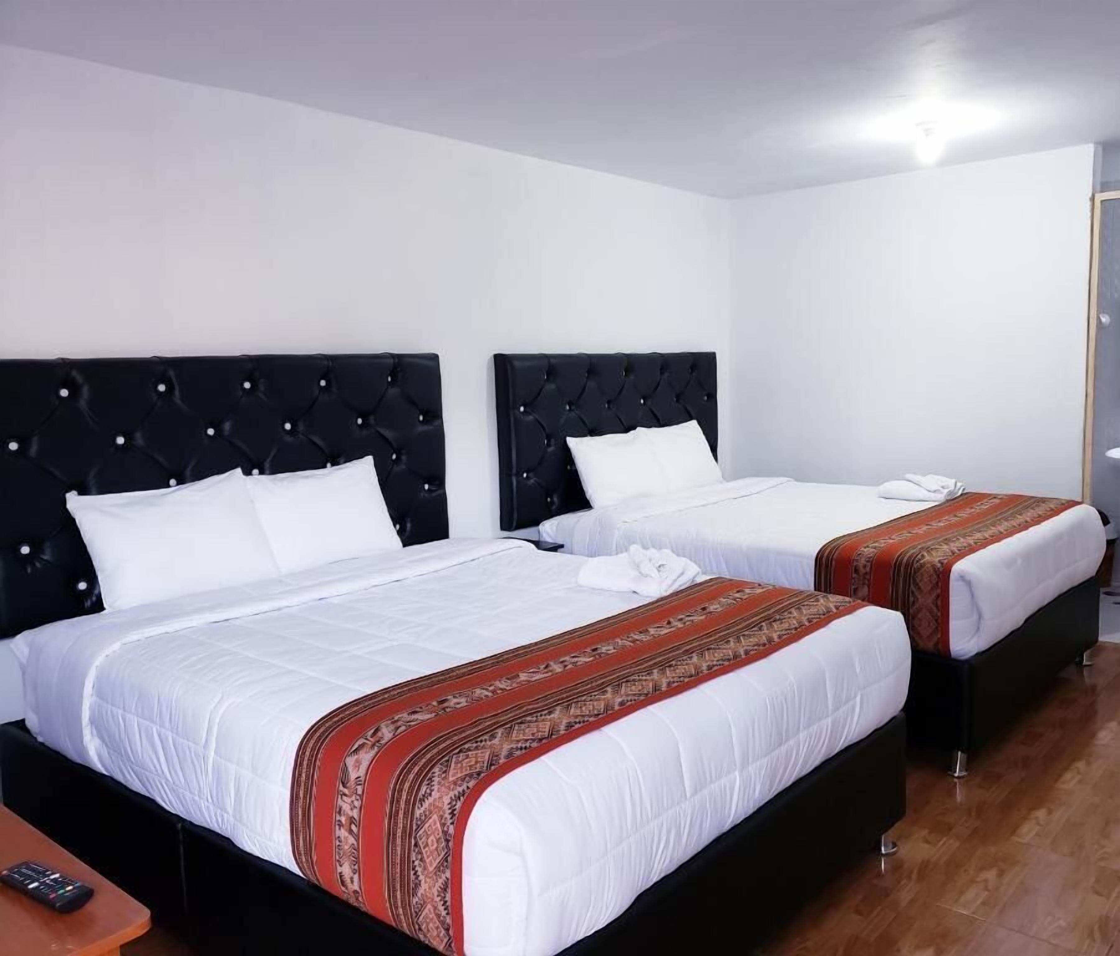 Double Room, 2 Queen Beds, Private Bathroom