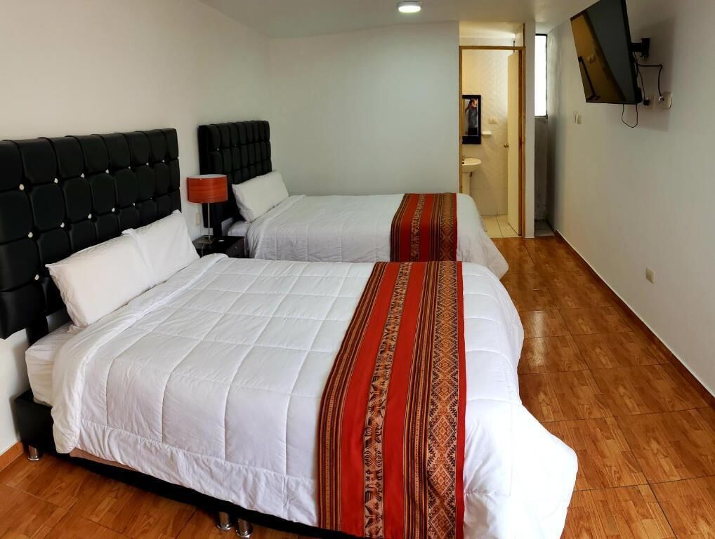 Double Room, 2 Queen Beds, Private Bathroom | Free WiFi