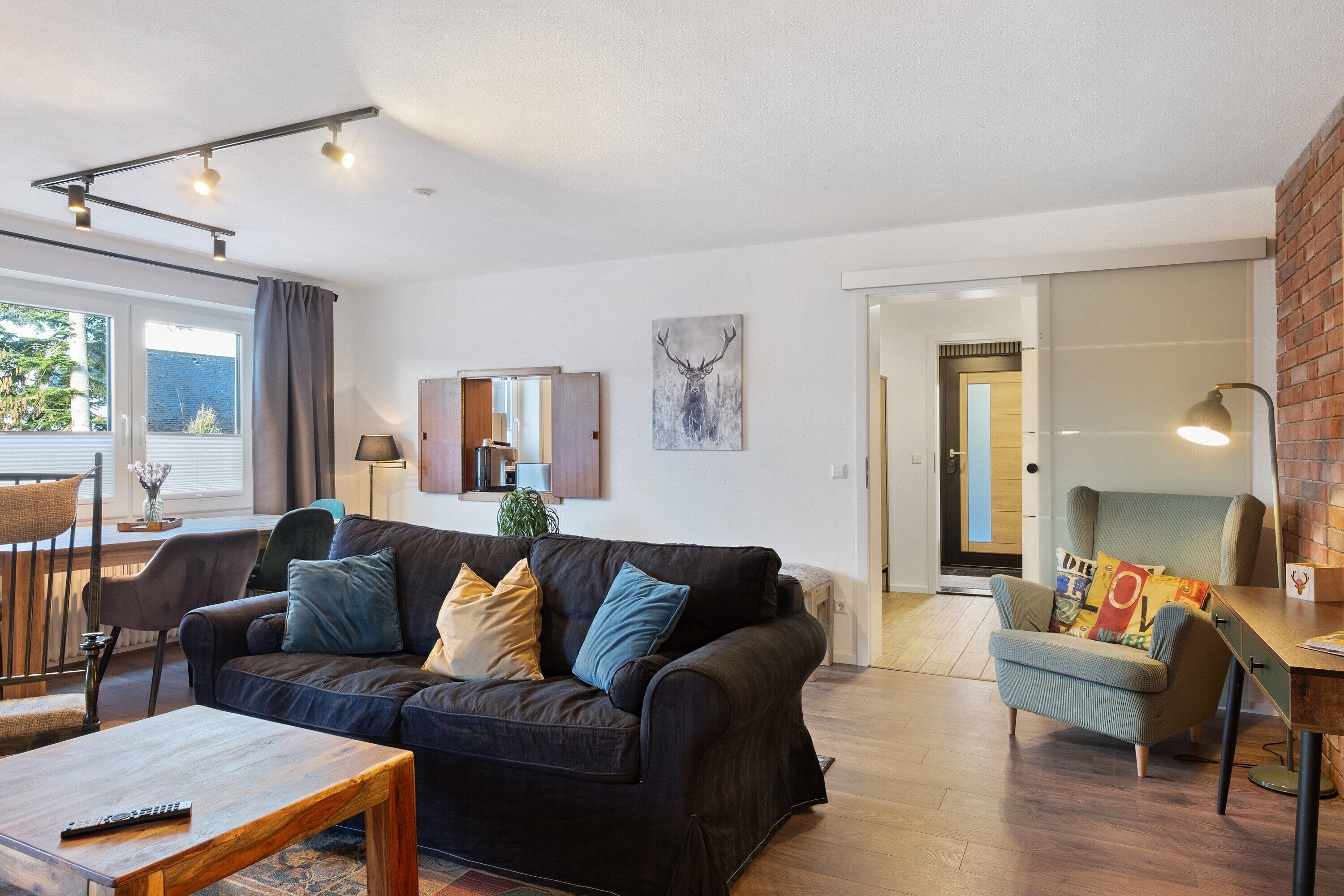 Televisie en een tafeltennistafel