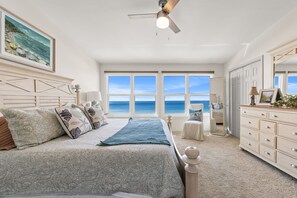 3 bedrooms, iron/ironing board, free WiFi, bed sheets - Beachfront townhome w/ balcony & ocean views (Panama City Beach)