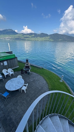 Apartamento, 1 quarto, acessível, para fumantes | Opções para refeição ao ar livre. Line UP - 2,5 Zi Whg mit Seeanstoss - Beckenried