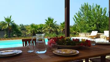 Opções para refeição ao ar livre