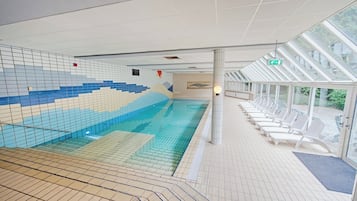 Indoor pool, a heated pool