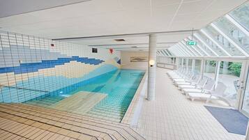 Indoor pool, a heated pool