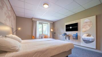 1 soverom, strykejern/-brett, wi-fi (inkludert) og sengetøy