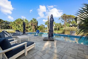 Pool - Private Pool, Walk to Beach, Ocean & Golf Course Views 780 Marlin Drive (Fripp Island)