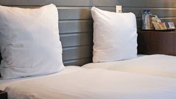 1 slaapkamer, een strijkplank/strijkijzer, gratis wifi, beddengoed